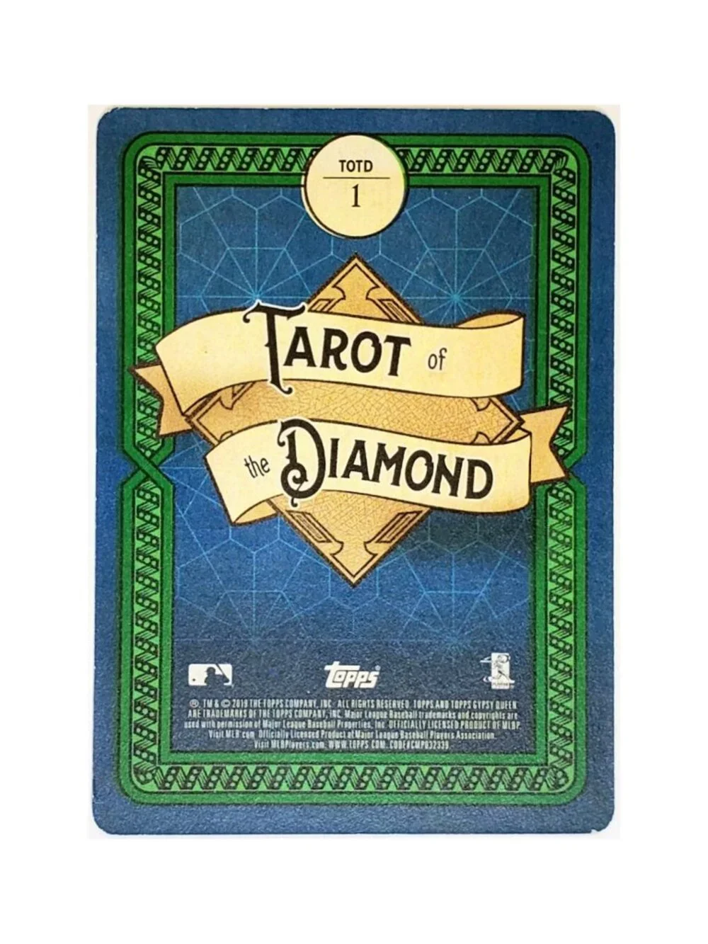 SHOHEI OHTANI "TAROT OF THE DIAMOND" 2019 TOPPS GYPSY QUEEN #TOTD1, ANGELS, MVP - Picture 2 of 3
